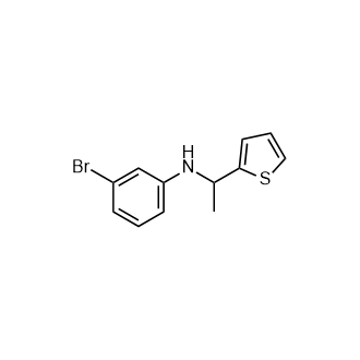 3-溴-N-(1-(噻吩-2-基)乙基)苯胺