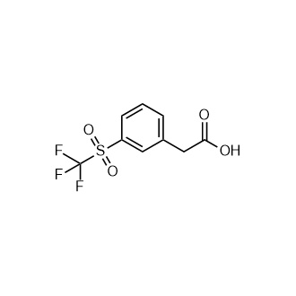 2-(3-((三氟甲基)磺酰基)苯基)乙酸