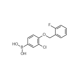 (3-氯-4-((2-氟苄基)氧基)苯基)硼酸