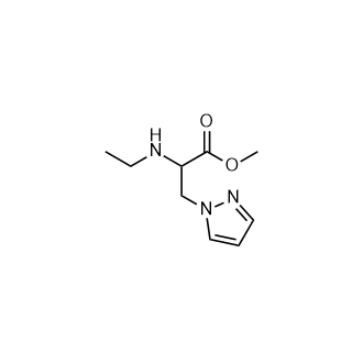 2-(乙基氨基)-3-(1H-吡唑-1-基)丙酸甲酯