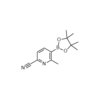 6-甲基-5-(四甲基-1,3,2-二氧杂硼烷-2-基)吡啶-2-甲腈