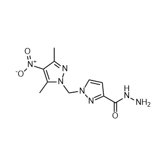 1-((3,5-二甲基-4-硝基-1H-吡唑-1-基)甲基)-1H-吡唑-3-碳酰肼