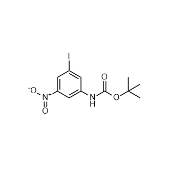 (3-碘-5-硝基苯基)氨基甲酸叔丁酯