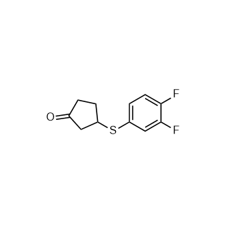 3-((3,4-二氟苯基)硫代)环戊-1-酮