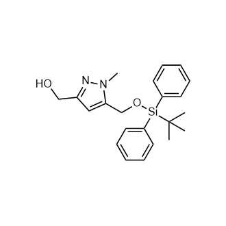 (5-(((叔丁基二苯基甲硅烷基)氧基)甲基)-1-甲基-1H-吡唑-3-基)甲醇