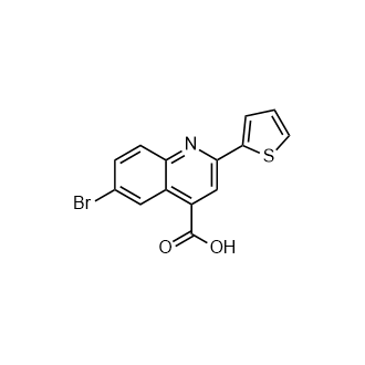 6-溴-2-(噻吩-2-基)喹啉-4-羧酸