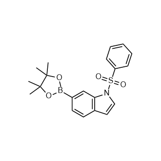 1-(苯基磺酰基)-6-(4,4,5,5-四甲基-1,3,2-二氧硼杂环戊烷-2-基)-1H-吲哚
