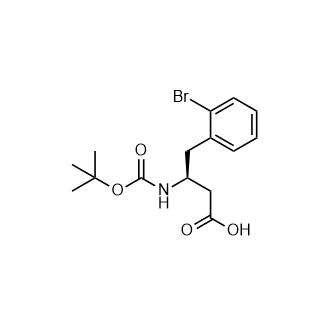 (S)-4-(2-溴苯基)-3-((叔丁氧羰基)氨基)丁酸