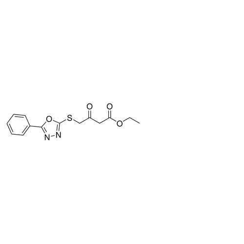 Ethyl 3-oxo-4-[(5-phenyl-1,3,4-oxadiazol-2-yl)sulfanyl]butanoate,692763-98-7