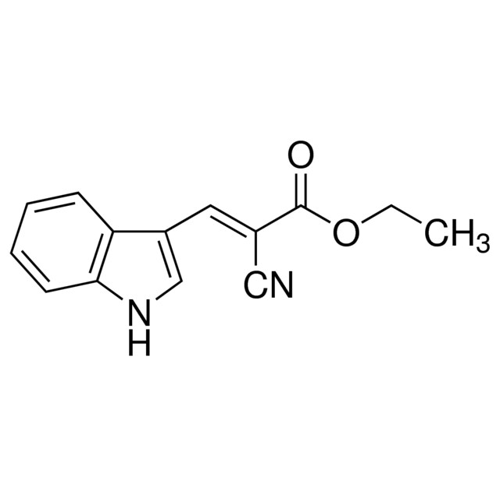 Ethyl(2<I>E</I>)-2-cyano-3-(1<I>H</I>-indolyl-3-yl)acrylate,62309-96-0