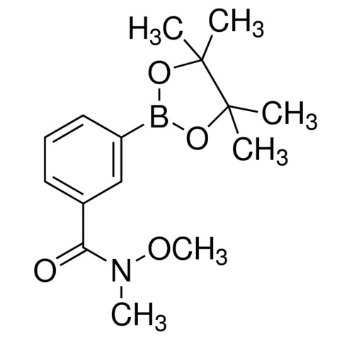 3-(<I>N</I>-甲氧基-<I>N</I>-甲基氨甲酰)苯硼酸频哪醇酯,957061-17-5