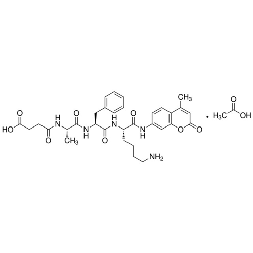 N-Succinyl-Ala-Phe-Lys 7-amido-4-methylcoumarin acetate salt,117756-27-1