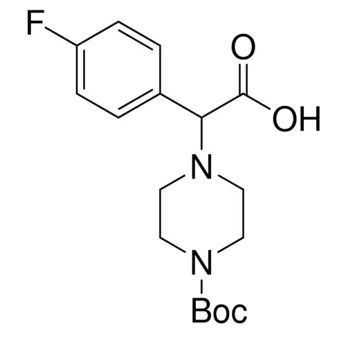 2-(4-Boc-哌嗪)-2-(4-氟苯基)乙酸,868151-70-6