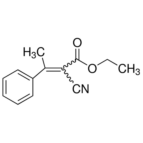 2-氰基-3-苯基-2-丁烯酸乙酯（顺反异构体混合物）,18300-89-5