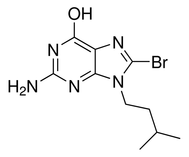 2-Amino-8-bromo-9-isopentyl-5,9-dihydro-6H-purin-6-one,332102-03-1