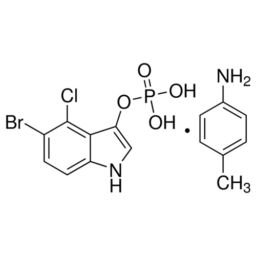 5-溴-4-氯-3-吲哚磷酸 <I>对</I>甲苯胺盐,6578-06-9