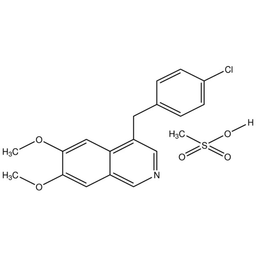4-(4-Chlorobenzyl)-6,7-dimethoxyisoquinoline methanesulfonate,61189-88-6
