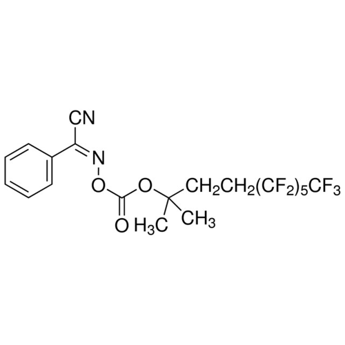 2-[(4,4,5,5,6,6,7,7,8,8,9,9,9-十三氟-1,1-二甲基壬基氧)羰基氧亚氨基]-2-苯乙腈,892154-76-6