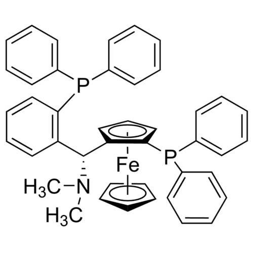 (<I>R</I><SUB>P</SUB>)-1-[(<I>R</I>)-α-(二甲胺基)-2-(二苯基膦)苄基]-2-二苯基膦二茂铁,1003012-96-1