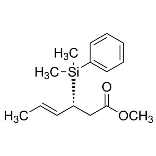 (3<I>R</I>,4<I>E</I>)-Methyl 3-(dimethylphenylsilyl)-4-hexenoate,136174-52-2
