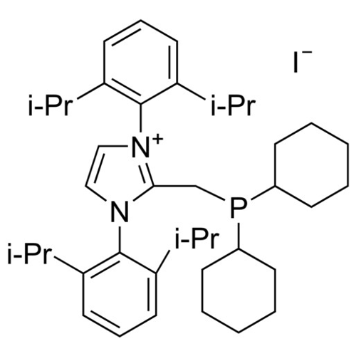 2-[(Dicyclohexylphosphino)methyl]-1,3-bis(2,6-diisopropylphenyl)-3-imidazolium iodide,1260154-75-3
