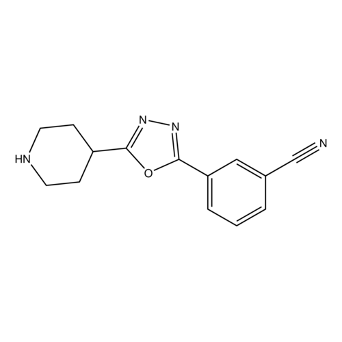 3-[5-(4-Piperidinyl)-1,3,4-oxadiazol-2-yl]benzonitrile,1335049-52-9