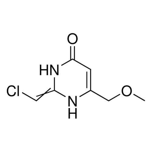 2-(Chloromethylene)-6-(methoxymethyl)-2,3-dihydropyrimidin-4(1H)-one,76873-61-5