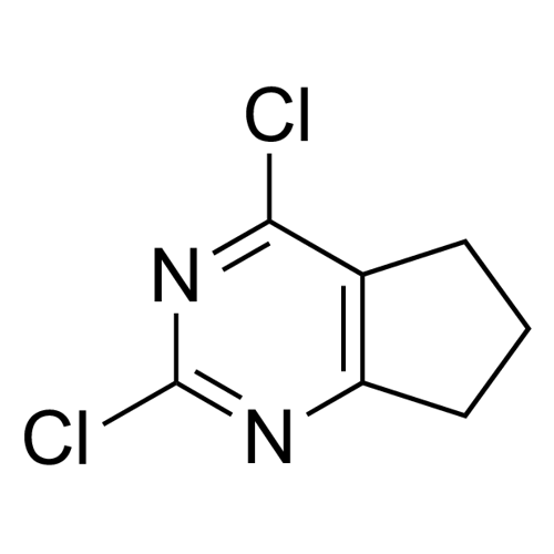 2,4-二氯-6,7-二氢-5<I>H</I>-环戊[<I>d</I>]嘧啶,5466-43-3
