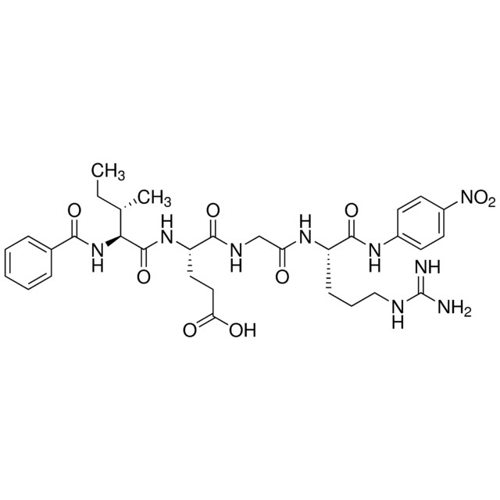 N<SUB>α</SUB>-Benzoyl-<SC>L</SC>-isoleucyl-<SC>L</SC>-glutamyl-glycyl-<SC>L</SC>-arginine-4-nitroanilide,59068-47-2