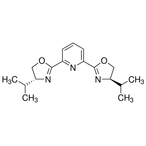 2,6-双[(4<I>R</I>)-(+)-异丙基-2-噁唑啉-2-基]吡啶,131864-67-0
