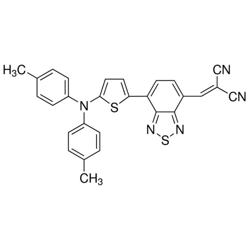 2-{[7-(5-<I>N,N</I>-Ditolylaminothiophen-2-yl)-2,1,3-benzothiadiazol-4-yl]methylene}malononitrile,1335150-09-8