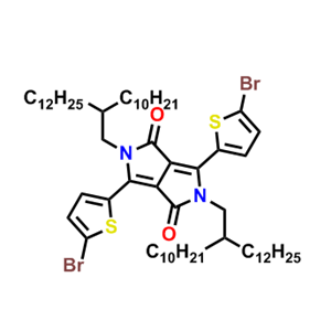 3,6-双(5-溴噻吩-2-基)-2,5-双(2-癸基十四烷)吡咯并[3,4-c]吡咯-1,4(2H,5H)-二酮,4,4