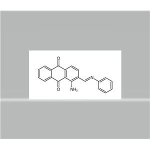 1-amino-2-[(phenylimino)methyl]anthraquinone