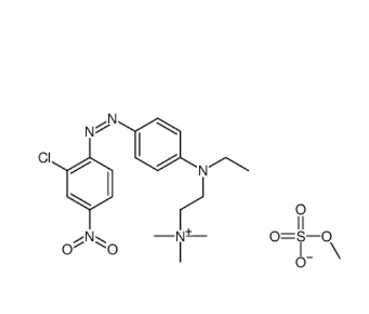 [2-[[4-[(2-chloro-4-nitrophenyl)azo]phenyl]ethylamino]ethyl]trimethylammonium] methyl sulphate,[2-[[4-[(2-chloro-4-nitrophenyl)azo]phenyl]ethylamino]ethyl]trimethylammonium] methyl sulphate