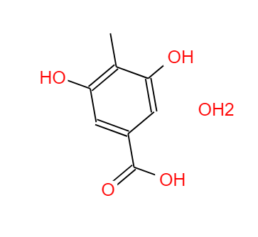 3,5-二羟基-4-甲基苯甲酸 半水合物,3,5-Dihydroxy-4-methylbenzoic acid