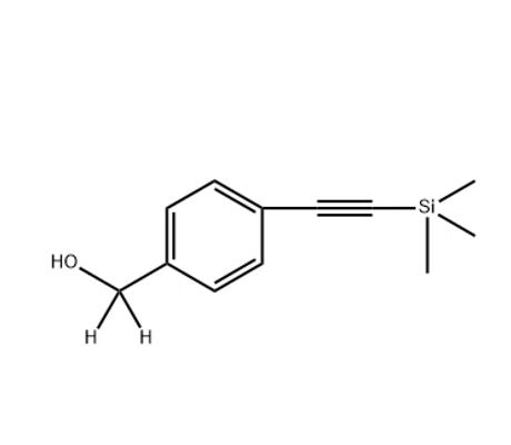 Benzenemethan-d2-ol, 4-[2-(trimethylsilyl)ethynyl]-,Benzenemethan-d2-ol, 4-[2-(trimethylsilyl)ethynyl]-