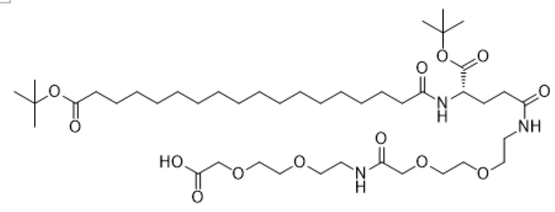 索马鲁肽侧链,tBuO-Ste-Glu(AEEA-AEEA-OH)-OtBu