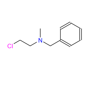 N-苄基-2-氯-N-甲基乙胺,N-benzyl-2-chloro-N-methyl-ethanamine