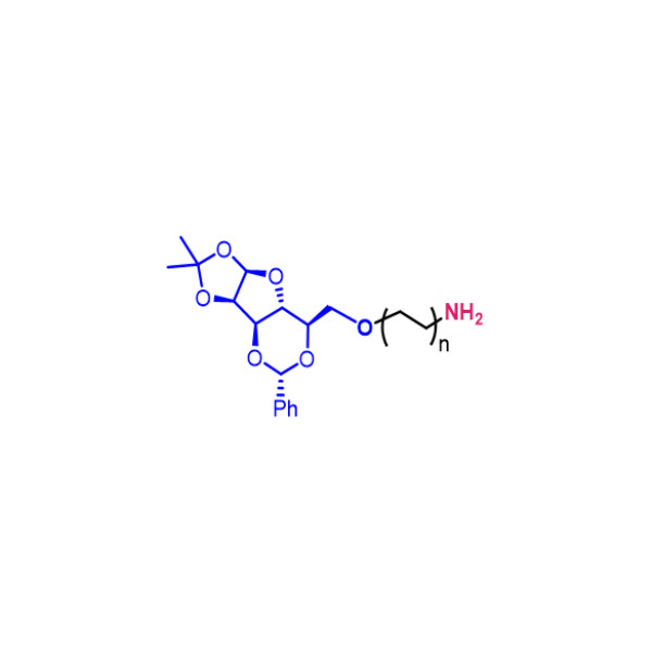 α-葡萄糖缩醛-ω-氨基聚乙二醇,[Glu-PEG-NH2] α-Monoacetone benzaldehyde glucose-ω-amino poly(ethylene glycol)