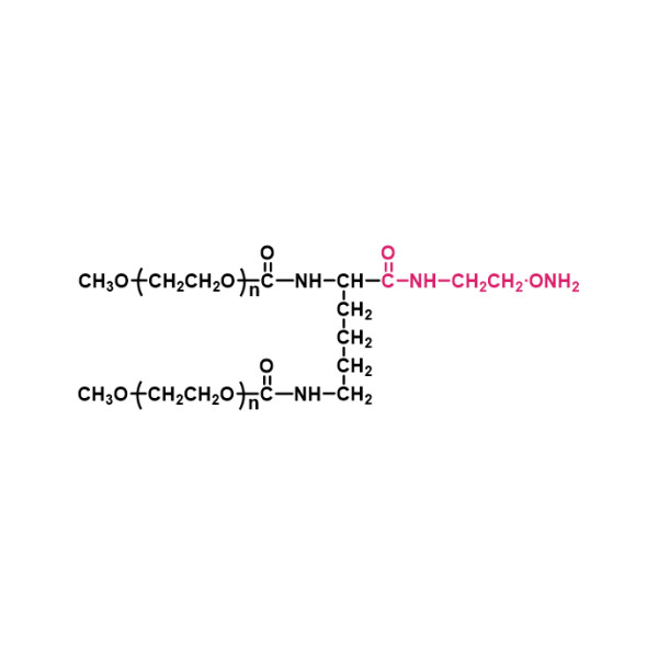 两臂聚乙二醇氧胺(LYS01),[2-arm PEG-OA(LYS01)] 2-arm Methoxypoly(ethylene glycol) oxyamine(LYS01)