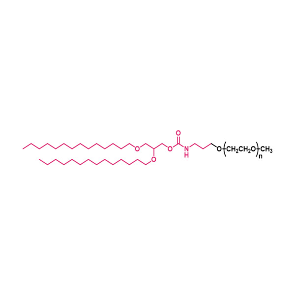 α-(3’-{[1,2-二(肉豆蔻氧基)丙氧基]羰基氨基}丙基)-ω-甲氧基，聚氧乙烯,mPEG-C-DMG; di(myristyloxy)propanoxy] carbonylamino}propyl)-ω-methoxy, polyoxyethylene