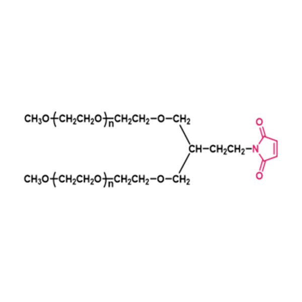 两臂聚乙二醇马来酰亚胺（醚键）(PT02),[2-arm PEG-MAL(PT02)] 2-arm Methoxypoly(ethylene glycol) maleimide(ether)(PT02)