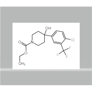 4-(4-氯-3-三氟甲基苯基)-4-羟基哌啶-1-甲酸乙酯