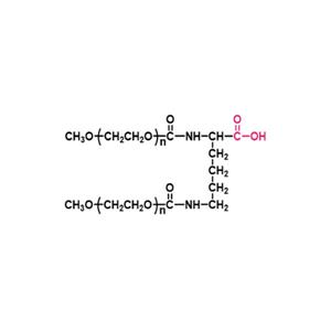 两臂聚乙二醇羧酸(LYS01),[2-arm PEG-COOH(LYS01)] 2-arm Methoxypoly(ethylene glycol) carboxylic acid(LYS01)