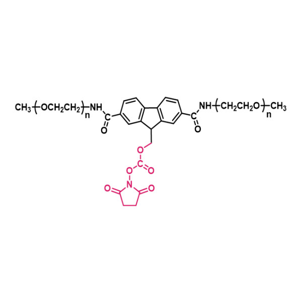 兩臂聚乙二醇琥珀酰亞胺碳酸酯(Fluorene),2-arm PEG-SC(Fluorene)