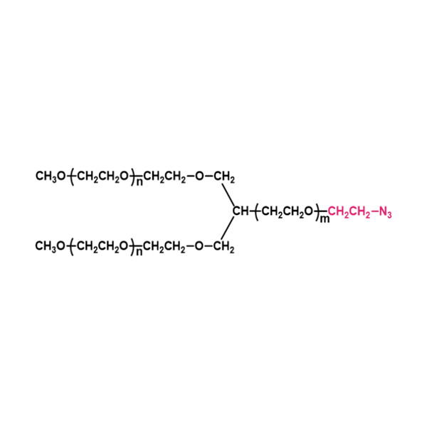 Y型聚乙二醇叠氮化物(Y1PT02),Y-shape PEG-N3(Y1PT02)