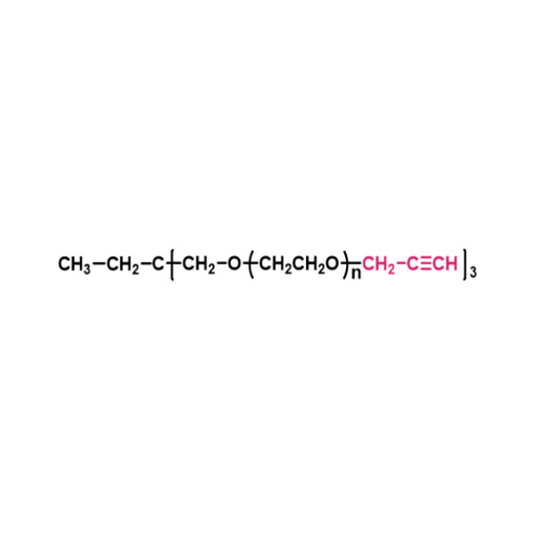 三臂聚乙二醇炔,[3-arm PEG-Alkyne] 3-arm Poly(ethylene glycol) alkyne