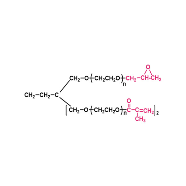 三臂聚乙二醇，兩臂甲基丙烯酸酯基一臂縮水甘油基,[(MA)2-3-arm PEG-EO] 3-arm PEG,2-arm-Methacryloyl,1-arm-glycidyl