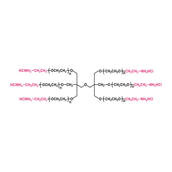 六臂聚乙二醇胺鹽酸鹽(DP),[6-arm PEG-NH2·HCl(DP)] 6-arm Poly(ethylene glycol) amine hydrochloride salt(DP)