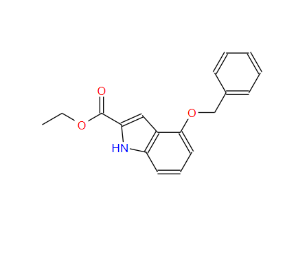 2-乙酸基-4-苄氧基吲哚,4-BENZYLOXYINDOLE-2-CARBOXYLIC ACID ETHYL ESTER